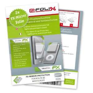 com 2 x atFoliX FX Mirror Stylish screen protector for Route 66 MAXI 