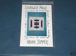 Southwest Magic Indian Summer Wall Quilt Pattern  
