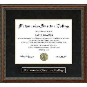  Matanuska Susitna College (Mat Su) Diploma Frame Sports 