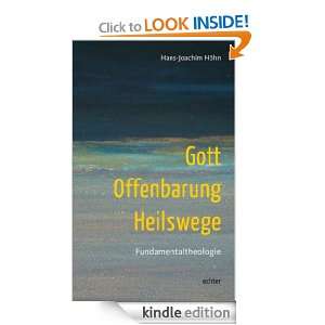 Gott   Offenbarung   Heilswege Fundamentaltheologie (German Edition 