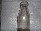 VINTAGE AKRON PURE MILK CO. GLASS PINT BOTTLE NR VERY HARD TO FIND