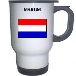  Netherlands (Holland)   MARUM White Stainless Steel Mug 
