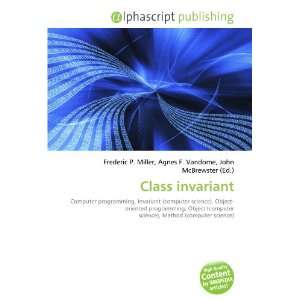  Class invariant (9786133725164) Books