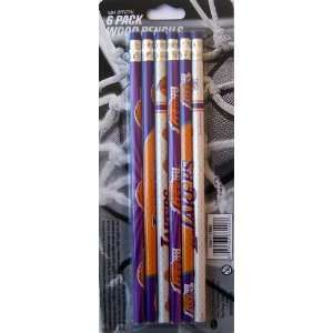  NBA Los Angeles Lakers Wood Pencils 6 to a Pack Office 
