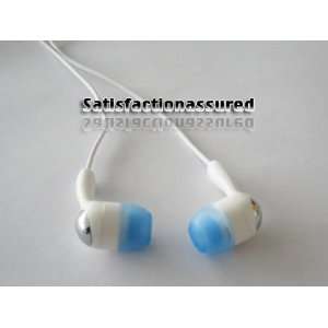  White Crystal In ear phone Headphone For Ipod/CD/Other  