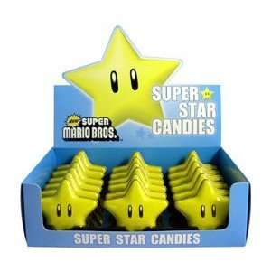   Mario Bros. Super Star Candies Display Box of 18 Tins Toys & Games