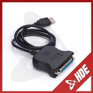 USB TO PRINTER DB25 25 PIN PARALLEL PORT CABLE ADAPTER 797734240580 