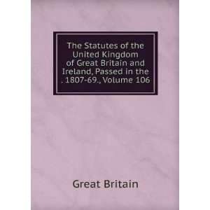  The Statutes of the United Kingdom of Great Britain and 