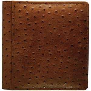  OSTRICH Grain brown Italian leather #105 album with 5 at a 