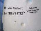 Lori Siebert SILVESTRI Blown Glass SNOWMAN PLATTER 12  