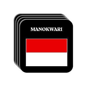 Indonesia   MANOKWARI Set of 4 Mini Mousepad Coasters