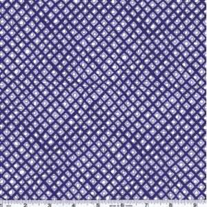  45 Wide Buddha Party Dot Plaid Royal Fabric By The Yard 