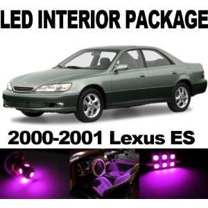 Lexus ES300 2000 2001 PINK 10 x SMD LED Interior Bulb Package Combo 