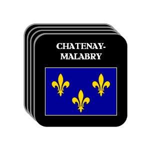  Ile de France   CHATENAY MALABRY Set of 4 Mini Mousepad 