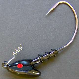 oz tin Multi Jig heads have red eyes with clip on corkscrew 