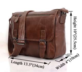 Designer Classic Business Briefcase Messenger Cross Body Bag Vintage 