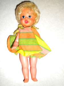 1968 Baby Fun 7 1/2 Doll & Dress Mattel Vintage  