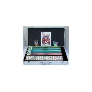 Mah Jongg Set in Silver Case with Ivory Color Tiles