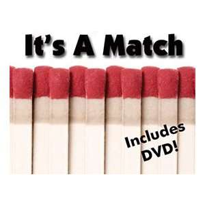    Its a Match w/ DVD   Close Up / Stage Magic Trick Toys & Games