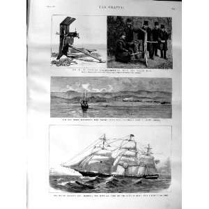   1887 British Emigrant Ship Kapunda Port Madryn Stanley