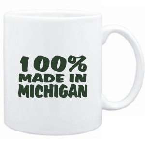  Mug White  100% MADE IN Michigan  Usa States Sports 