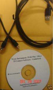 TI 84 Plus Silver 89 Titanium USB graphlink cable data  