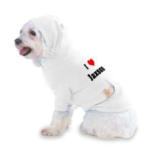  I Love/Heart Jaxson Hooded (Hoody) T Shirt with pocket for 