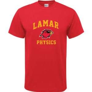 Lamar Cardinals Red Youth Physics Arch T Shirt  Sports 