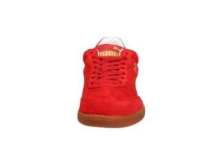 Puma Mens Liga Suede Classic Sneaker/Shoes Pompeian Red/White  