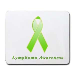  Lymphoma Awareness Ribbon Mouse Pad