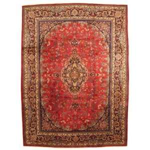  9x13 Hand Knotted Mashad Persian Rug   97x131