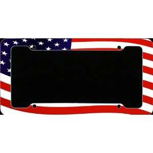  LPF 2002 American Flag Plastic Automotive License Plate 