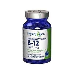  PhysioLogics   B 12 5000mcg 60 Loz