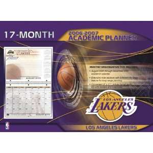  Los Angeles Lakers 8x11 Academic Planner 2006 07 Sports 