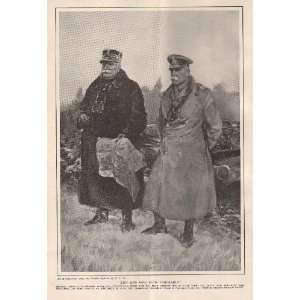  1914 Print General Joffre Sir John French 