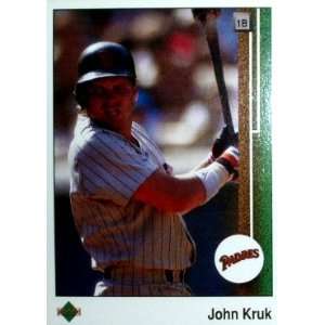  1989 Upper Deck #280 John Kruk [Misc.]
