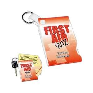  Wiz   First aid key tag with logon, address and phone 