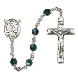  St. John Vianney Emerald Rosary Jewelry