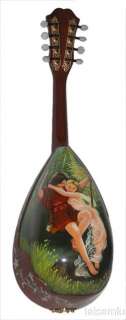 Oil Painting Italian Style bowl back Mandolin, Solid Maple BLM136 
