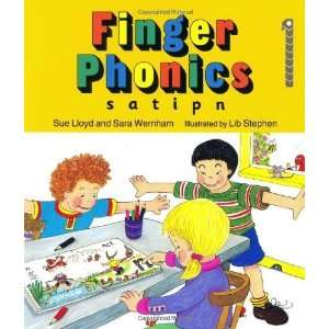 Finger Phonics Book 1 (S,a,T,I,P,N) [Board book] Sue 
