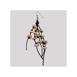  Origin Jewelry Multi Strand Earring with White Beads on 
