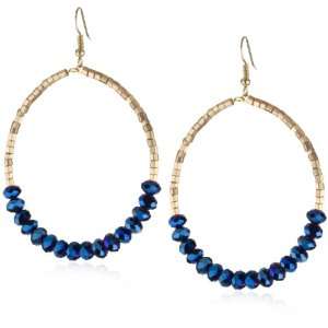  Josefina De Alba Diana Crystal Hoop Earrings Jewelry