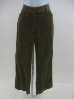 THEORY Brown Corduroy Flare Fit Pants Slacks Size 4  