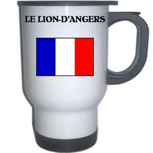  France   LE LION DANGERS White Stainless Steel Mug 