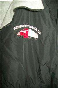 Kenworth Truck Company Fleece Lined Nylon Jacket, Mens XLarge  
