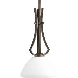   Bronze Rave One Light Mini Pendant with Bulb from the Rave Colle