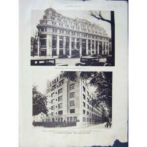  Paris France Architecture Building French Print 1932