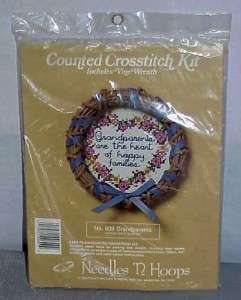Needles N Hoops Grandparents Counted Cross Stitch Kit  