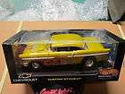 Hot Wheels Collectables 57 Chevy Custom Yellow 1/18 scale die cast