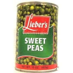 Liebers Sweet Peas 15 oz  Grocery & Gourmet Food